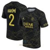 Maglia ufficiale Paris Saint Germain HAKIMI 2 4th Jordan 2022-23 per Uomo